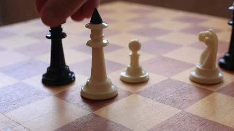 Chess game strategy. Stock Footage 164974638