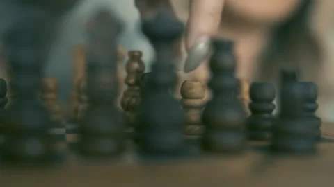 Chess Game Taking A Rook 動画素材 284880055