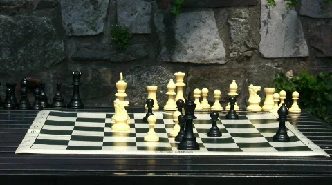 Chess Game time lapse part two Video stock 97847