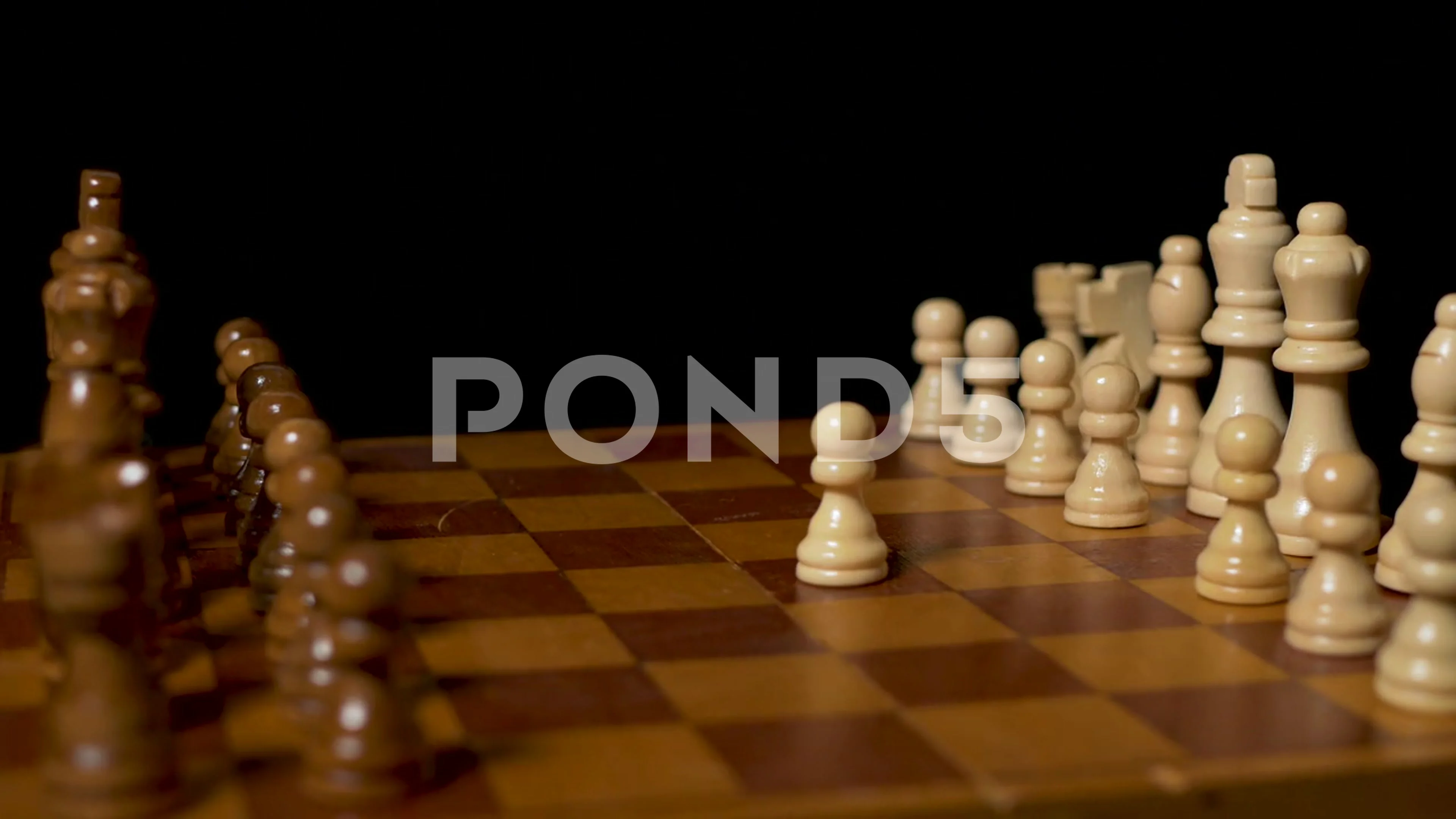 Chess game-opening - first move with a white pawn 21509829 Stock Photo at  Vecteezy