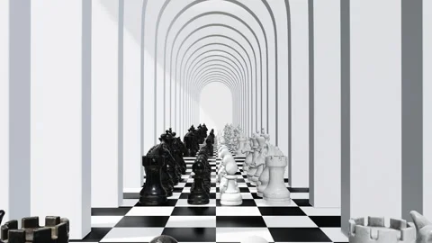 Chess Hall Tunnel 스톡 동영상 331871698