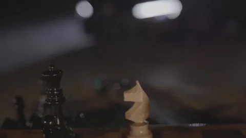 Chess horse kicked Stock Footage 86972618