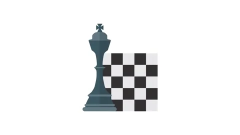 Chess icon animation Stock Footage 142019106