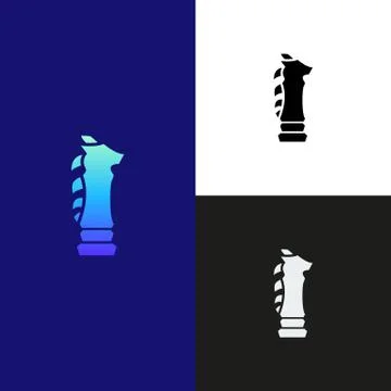 CHESS ICON DESIGN Illustrazione stock