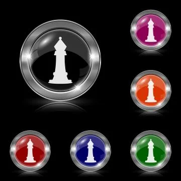 Chess icon Stock Illustration