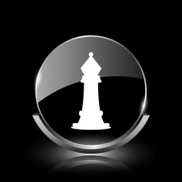 Chess icon Illustrazione stock