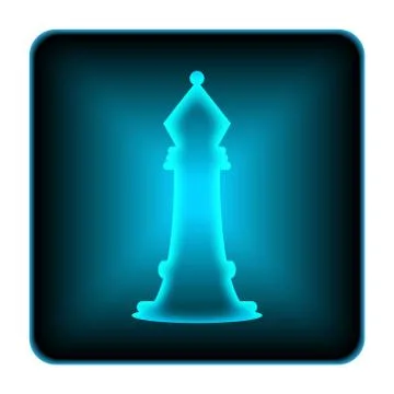 Chess icon Illustrazione stock