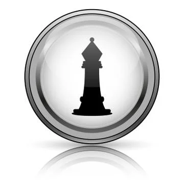 Chess icon Illustrazione stock