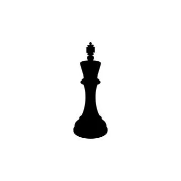 Chess icon. Simple style chess tournament poster background symbol. Chess b.. Stock Illustration