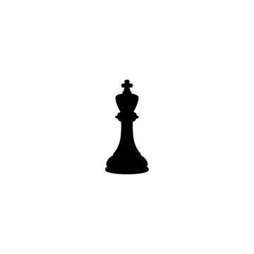 Chess icon. Simple style chess tournament poster background symbol. Chess b.. Stock Illustration