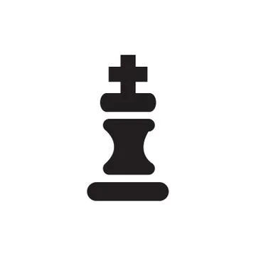 Chess icon vector Stock Illustration
