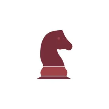 Chess Icon Vector Illustrazione stock