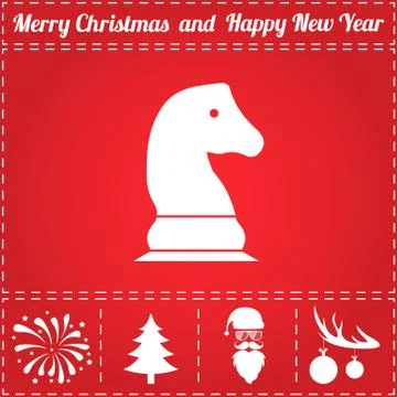 Chess Icon Vector Stock Illustration