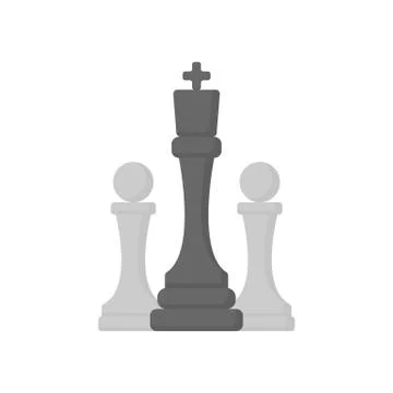 Chess icon vector illustration Stock Illustration