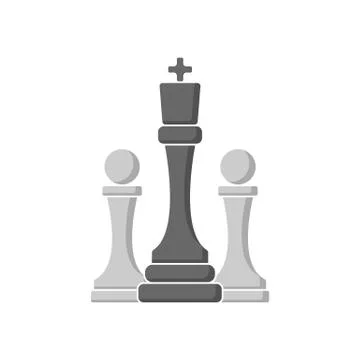 Chess icon vector illustration Stock Illustration