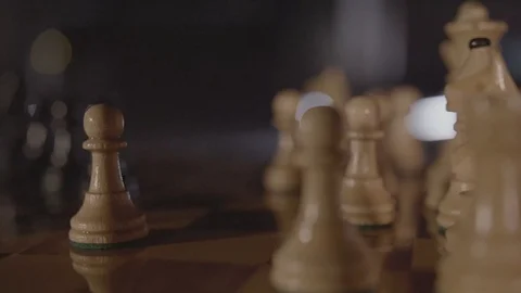 Chess kicked in Stock Footage 86972518