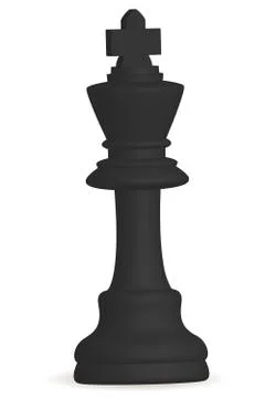 Chess king icon Stock Illustration