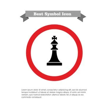 Chess king 스톡 일러스트