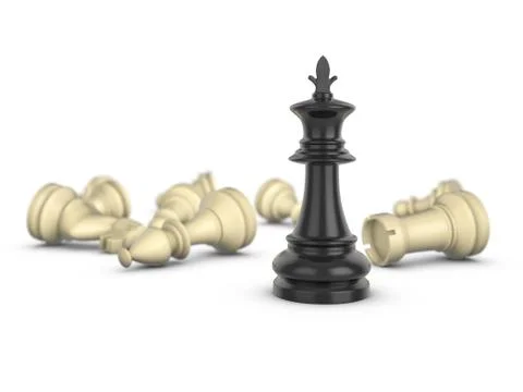 Chess king Stock Illustration