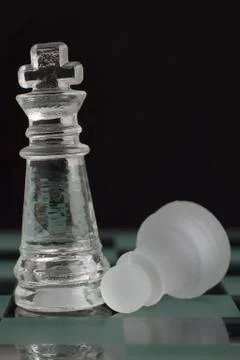 Chess king win Stock Photos