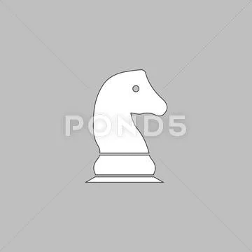 Chess Knight Computer Symbol