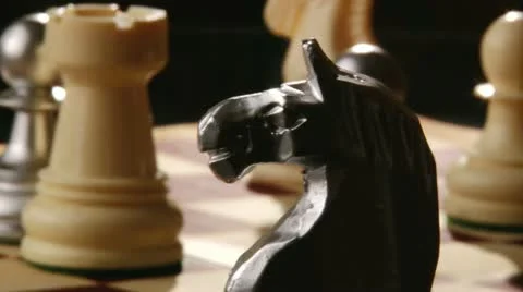 Chess, from knight to king Stock Footage 21103597