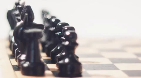 Chess Knight Radial Dolly Stock Footage 61008539