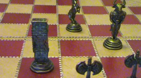 Chess, knight takes rook Video stock 367201