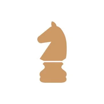 Chess knight vector icon. Chess icon illustration. Chess icon web. Chess icon Ilustração Stock