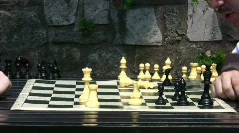 Chess lesson part three Stock Footage 97923