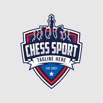 Chess logo vector illustration Stock Illustration