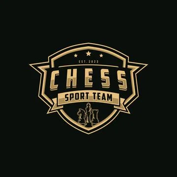 Chess logo vector illustration Stock Illustration