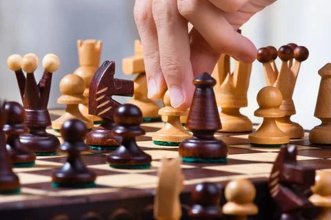 Chess match Stock Photos