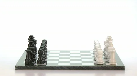 Chess match - timelapse Stock Footage 109068
