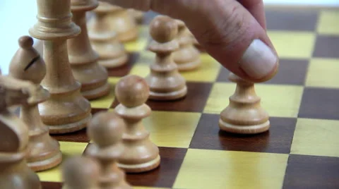 Chess move Stock Footage 43580913
