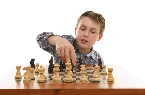 Chess move Foto stock
