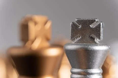 Chess or Chess game with selective focus. Stock Photos