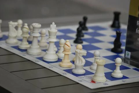 Chess in the Park Stock Photos