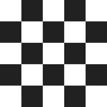 Chess pattern. Black and white square texture background in vector flat style Stock-Illustration