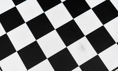 Chess pattern, black and white background image Stock Photos