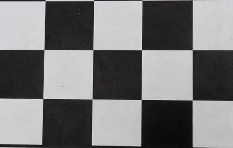 Chess pattern, black and white background image Stock Photos