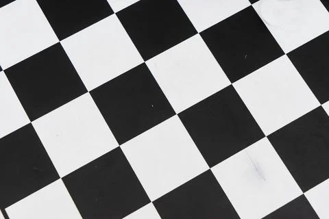 Chess pattern, black and white background image Stock Photos