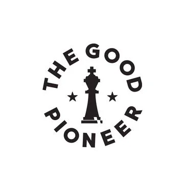 Chess pawn logo icon vector illustration for industry and trademark Stock Illustration