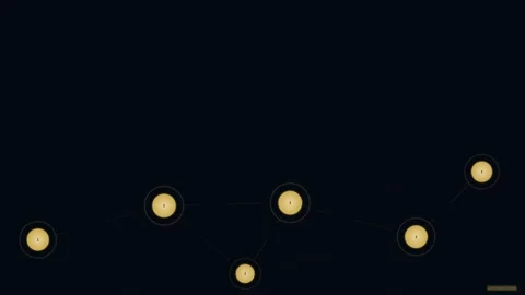Chess Pawn Structure Tension Network Graph Loop 4K Stock-Footage 335348035