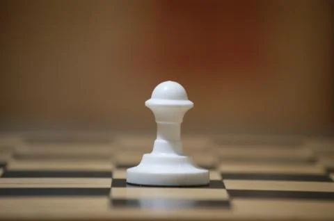 Chess piece. background blurred. Stock Photos