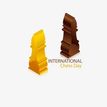 Chess piece bishop Stock Illustration