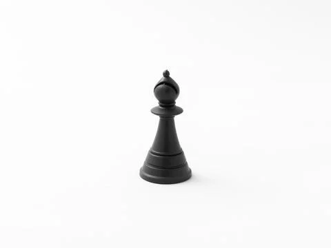 Chess piece. The Bishop Stock Photos