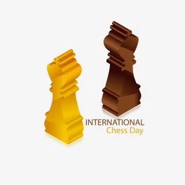 Chess piece king Stock Illustration