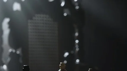 Chess Piece Moving By Itself Video stock 127036526