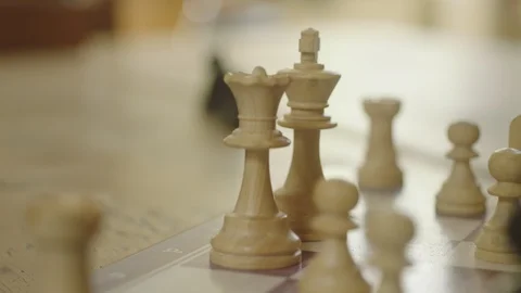 Chess pieces Stock Footage 128467337